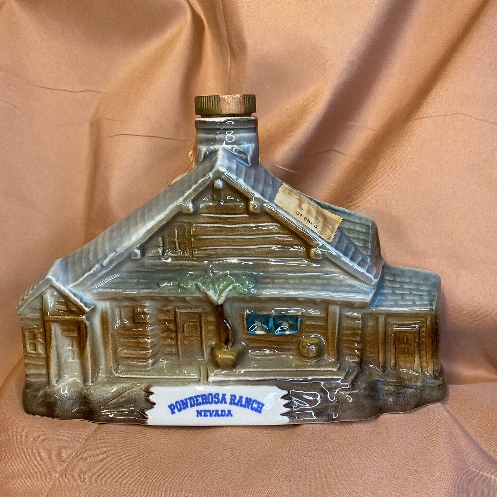 1969 Genuine Regal China Ponderosa Ranch Nevada James Bean Whiskey Decanter - Picture 10 of 14